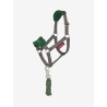 Cabezada y ramal Vogue Hobby Horse LeMieux - Verde hunter