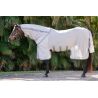 Cubrecuello antimoscas Amigo Horseware Bug Buster - Plata / gris titanio / plata