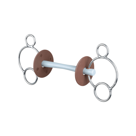 Mors Beris 3 anillos barra de confort fina