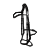 Brida Waldhausen X-Line Relaxation muserola anatómica - Negro
