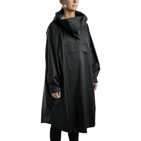 Impermeable largo Montar MoRianne logotipo negro