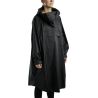 Impermeable largo Montar MoRianne logotipo negro - Negro
