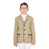 Chaqueta de concurso Equestro para niña en tejido técnico - Incienso