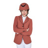 Chaqueta de concurso para mujer en tejido técnico elástico Equestro - Secuoya