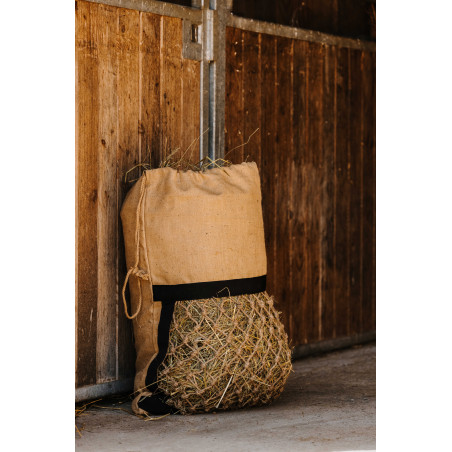 Bolsa de red para heno HIPPOTONIC - Natural