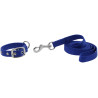 Collar y correa para perro RIDING WORLD - Oscar - Azul real