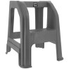 Montura de 2 peldaños Hippotonic - Gris
