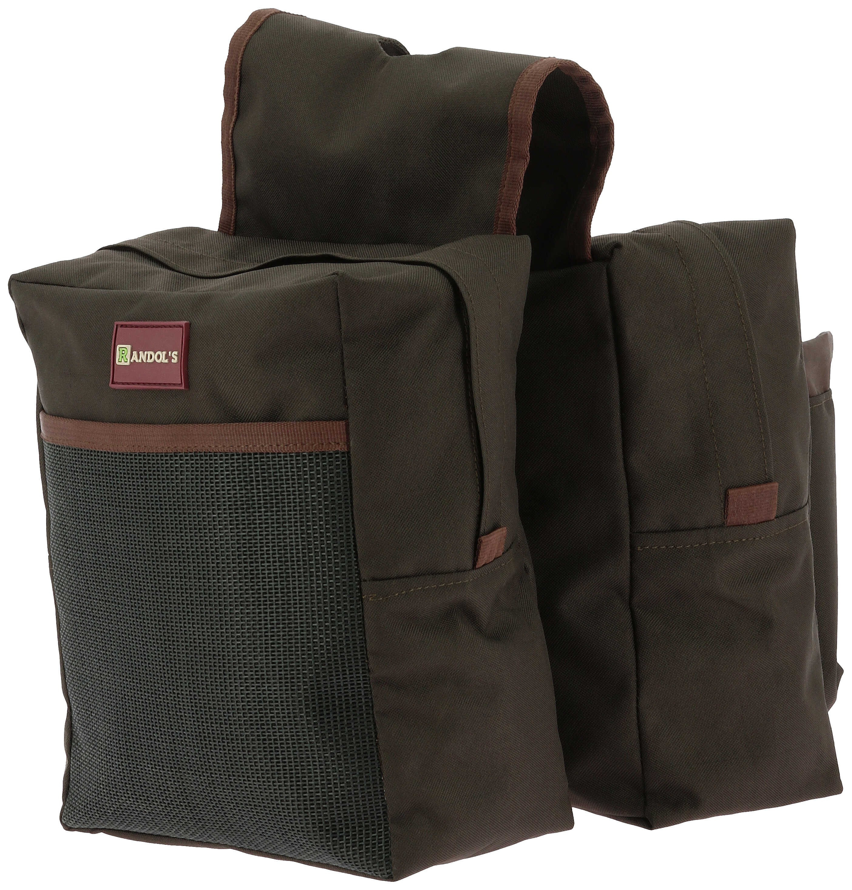 Alforja doble Western de Randol Castaño Marrón