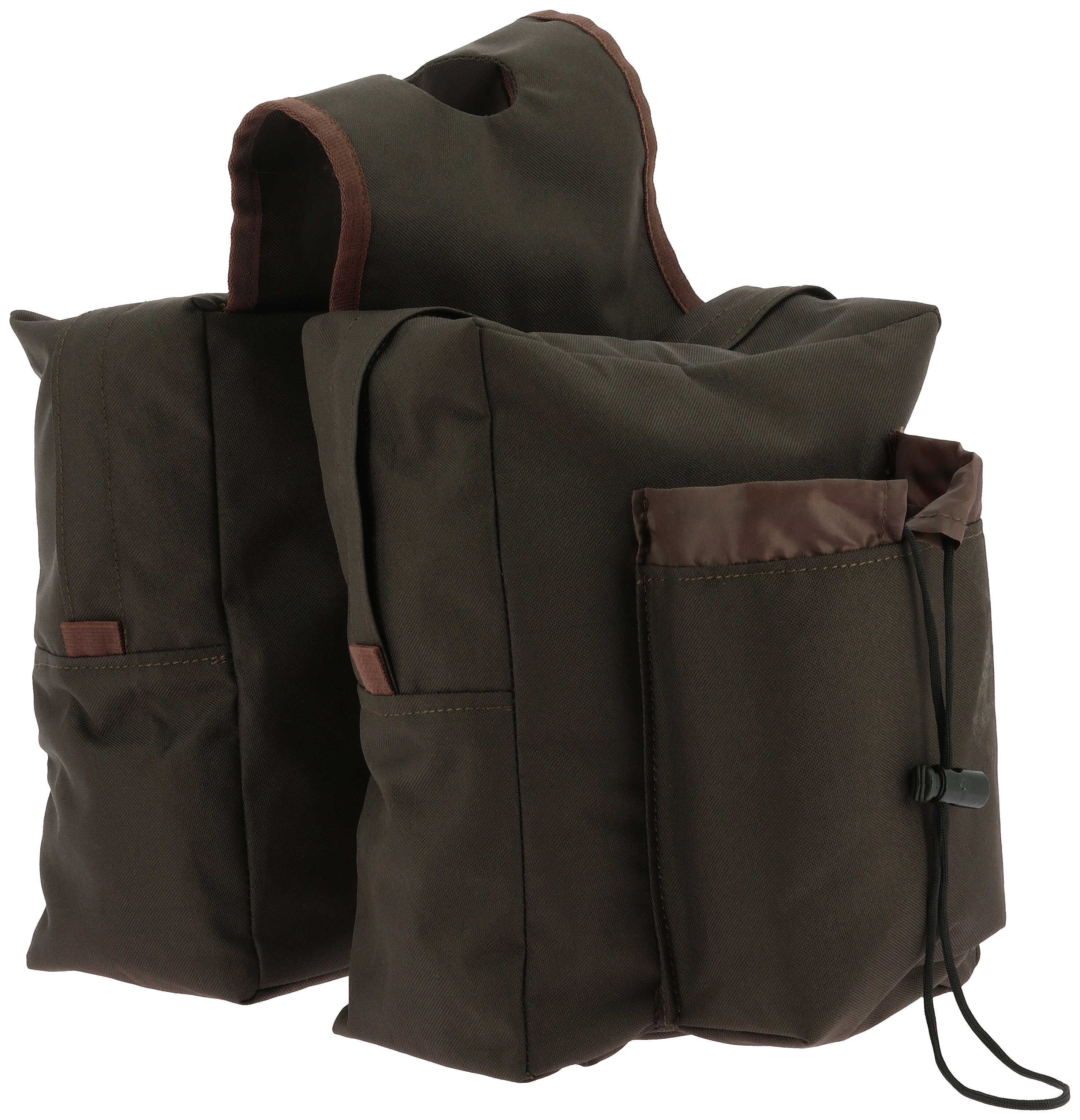 Alforja doble Western de Randol Castaño Marrón