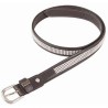 Strassriem T de T - Havana oscuro / blanco