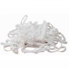 Gomas para crines silicona T de T - Blanco