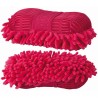 Esponja de malla y microfibra T de T - Fucsia