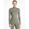 Ropa interior de malla Mia LeMieux Young Rider de manga larga - Romero