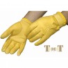 Guantes de ante T de T - Dorado