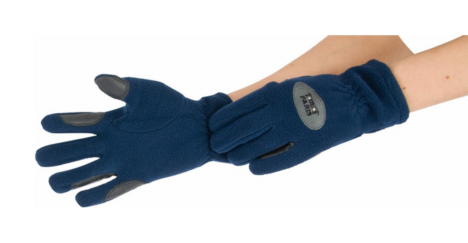Guantes polar riding T de T Azul marino