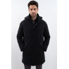 Parka cálida Harcour Achille - Negro