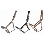 Cabezada de cuadra con placa para grabar