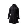Chaqueta larga Softshell Anna Horze - Negro