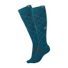 Calcetines de equitación ELT Argyle - Azul petróleo