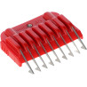 Cuchilla de acero inoxidable SnapOn Aesculap - Roja