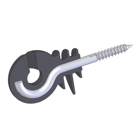 Aislador anular con punta atornilladora y cubo reutilizable AKO