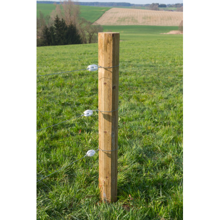 Aislador tipo huevo de poliamida para alambre de acero AKO