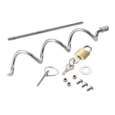 Kit antirrobo para caja de batería metálica Kerbl Hobbyfarming