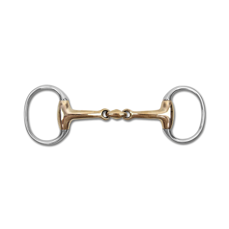 Muserola de anillas Waldhausen de doble rotura