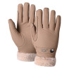 Guantes HV Polo Granate - Paja