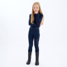 Legging de equitación Euro-Star Impress FullGrip para niños - Marino