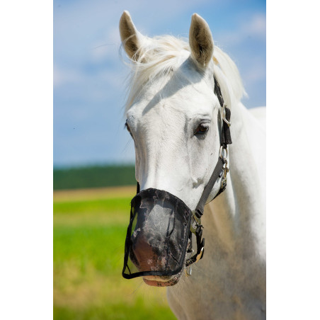 Protector de ollares de malla antimoscas