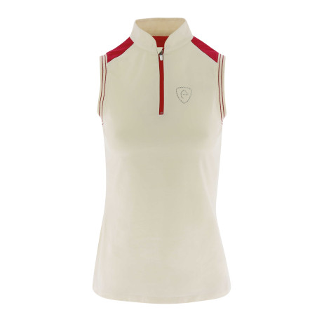 Camiseta Polo EQUITHÈME, sin mangas