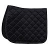 Manta de silla Euro-Star Velvet Dressage - Negro