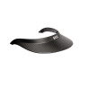 Visera de casco L NACA carbono - Negro mate / plateado