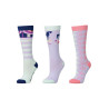 Calcetines Dublin para niño, pack de 3 - Arcoíris pastel