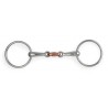 Bocado 3 piezas cobre Lozenge Shires - Acero inoxidable