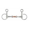 Bocado Baucher con cobre Shires - Acero inoxidable