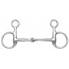 Bocado Baucher Cheek Snaffle Shires - Acero inoxidable