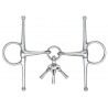 Bocado palillos con llaves Shires - Acero inoxidable