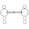 Bocado 3 anillos Dutch Gag Shires - Acero inoxidable