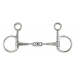 Bocado Baucher Cheek Snaffle Lozenge Shires