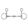 Bocado Baucher Cheek Snaffle Lozenge Shires - Acero inoxidable