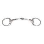 Bocado curvado anillos pequeños Shires