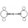 Bocado 2 anillos Hollow Mouth Shires - Acero inoxidable