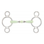 Bocado 2 anillos Peanut Equikind Shires