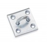 Anilla de amarre con placa Shires - Metal