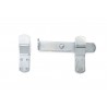Cerradura Kick over para puerta de box Shires - Metal