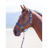Cabezada cuadra nylon Topaz Shires - Azul marino