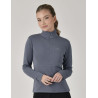 Top Weatherbeeta de manga larga con media cremallera para mujer Cobre - Azul pizarra