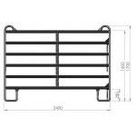 Voorverzinkt paneel Kerbl